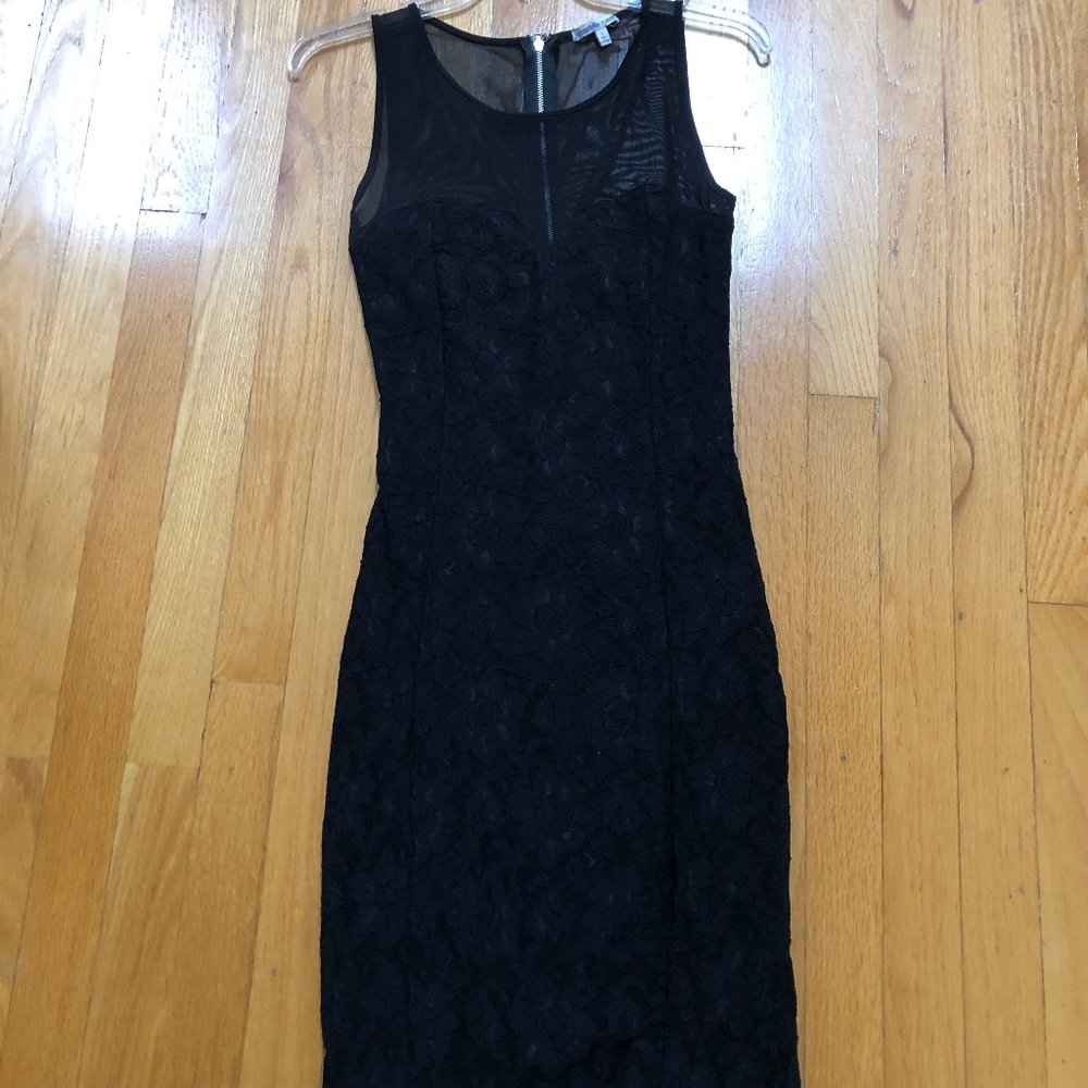 BLACK MIDI DRESS